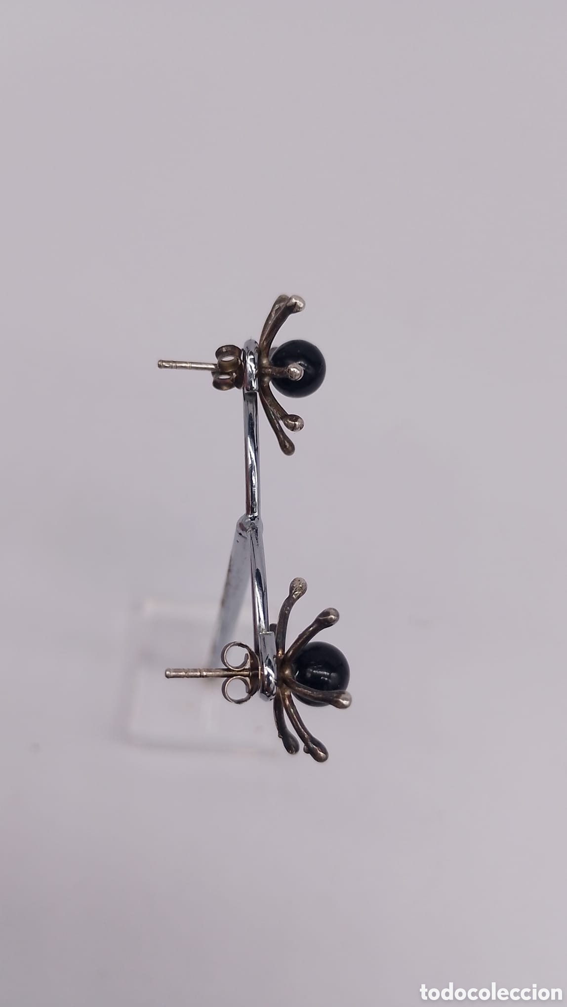 Joyeria: Pendientes plata y piedras azabache - Foto 3
