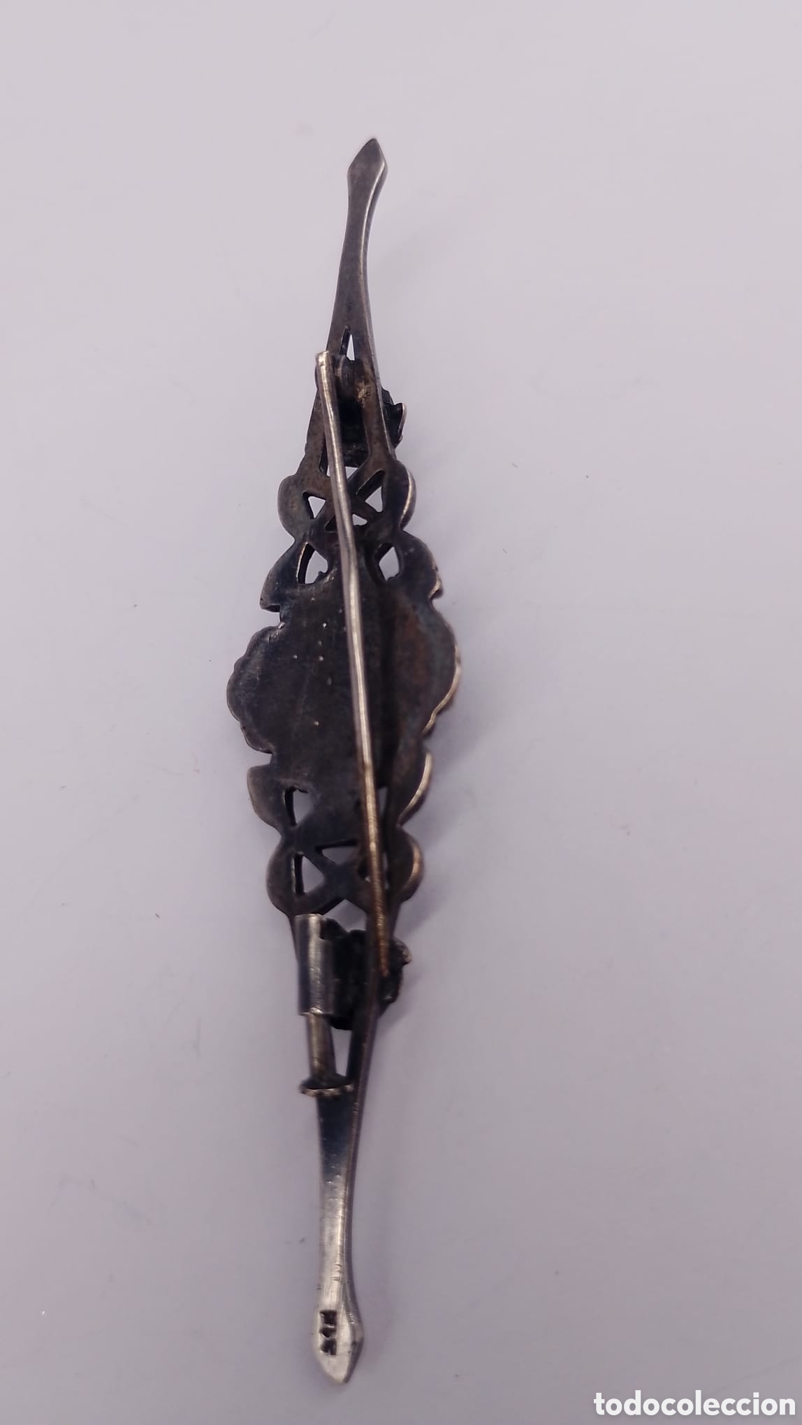 Joyeria: Broche antiguo plata Rosas. - Foto 2