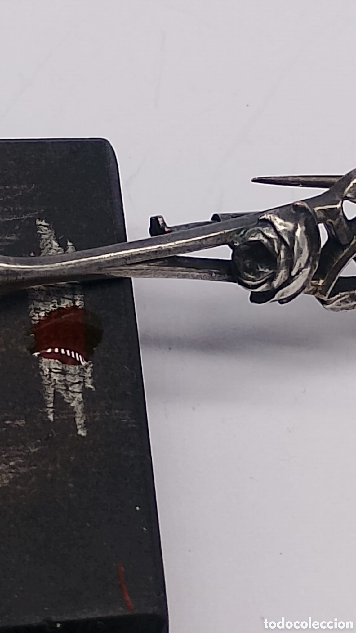 Joyeria: Broche antiguo plata Rosas. - Foto 8