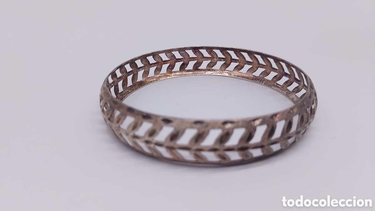 Joyeria: Brazalete plata, calado