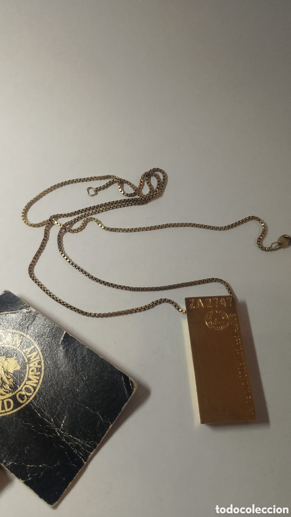 Joyeria: Colgante lingote de oro. - Foto 2