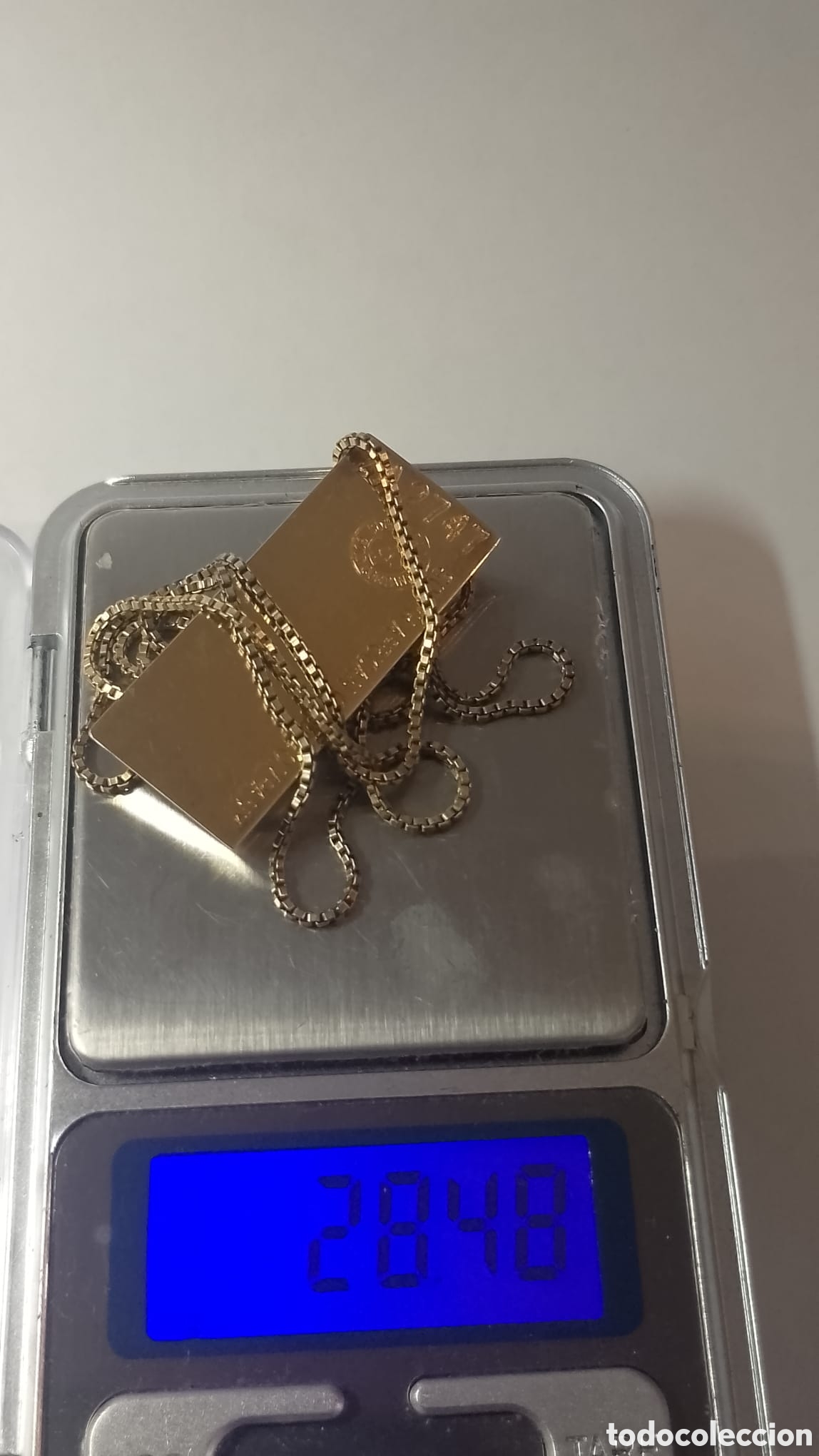 Joyeria: Colgante lingote de oro. - Foto 4
