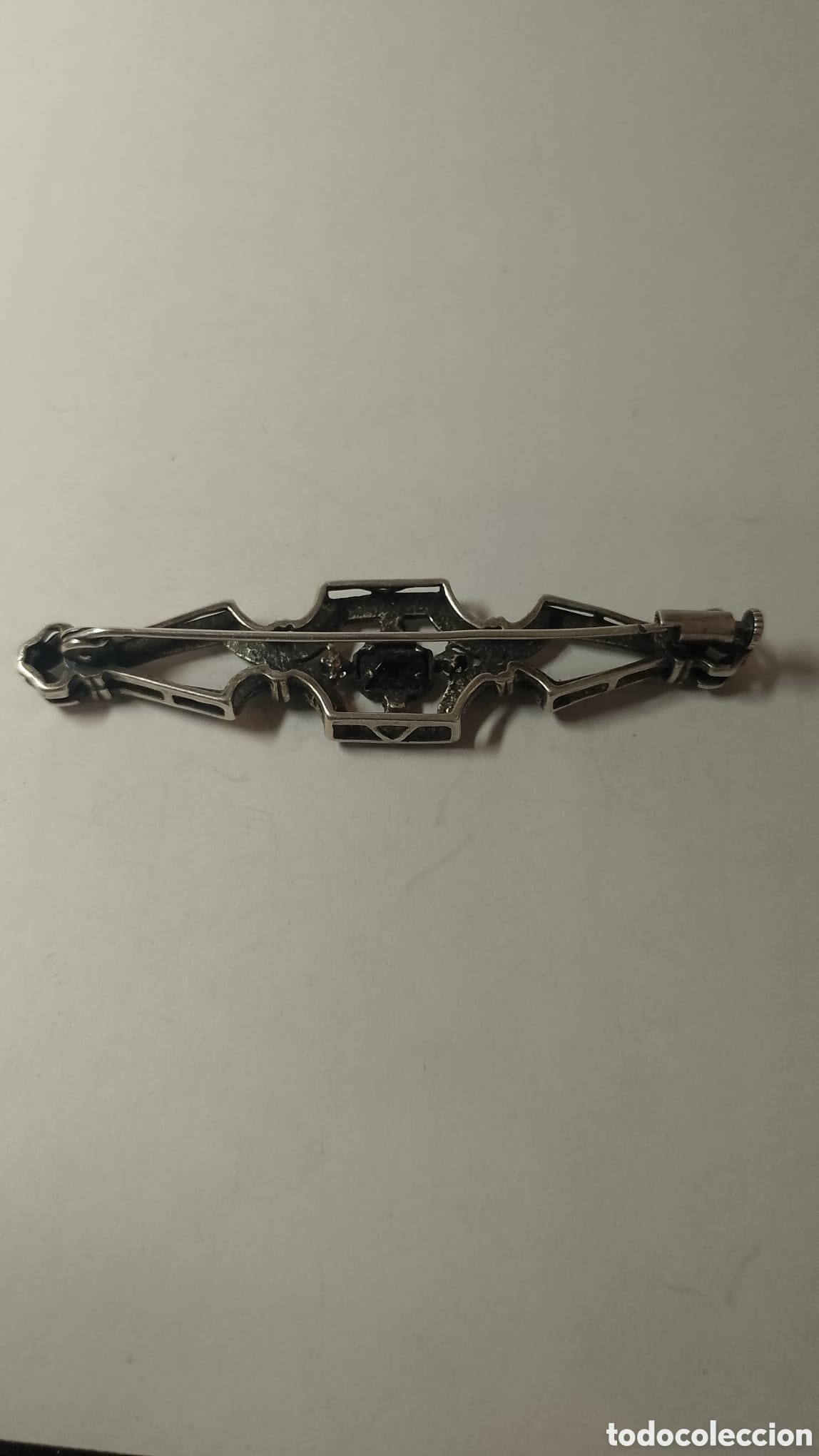 Joyeria: Broche plata piedras y azabache. - Foto 7