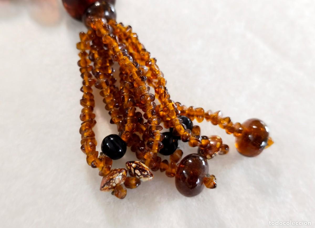 Joyeria: COLLAR DE &Aacute;MBAR Y PIEDRAS. - Foto 3