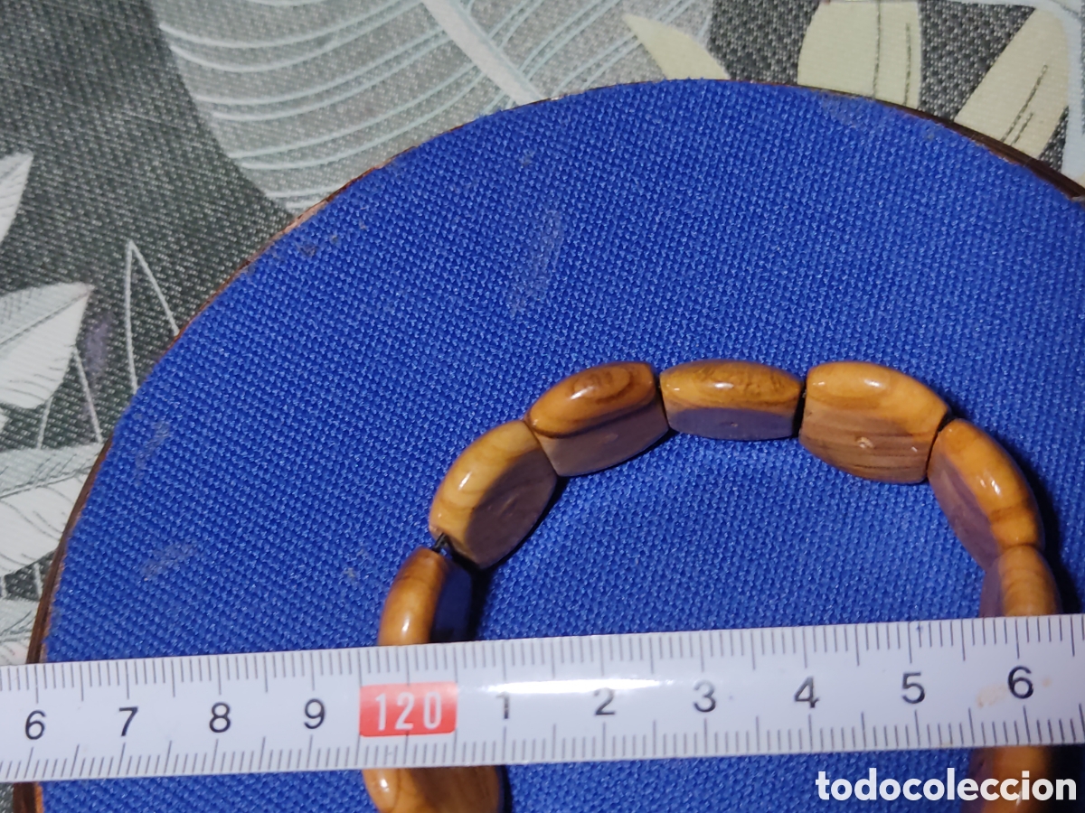 Joyeria: Pulsera de madera de olivo.Vintage. - Foto 3