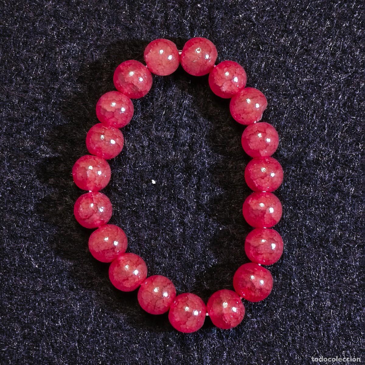 Joalharia: PULSERA ELASTICA DE CUARZO ROSA 10 MM