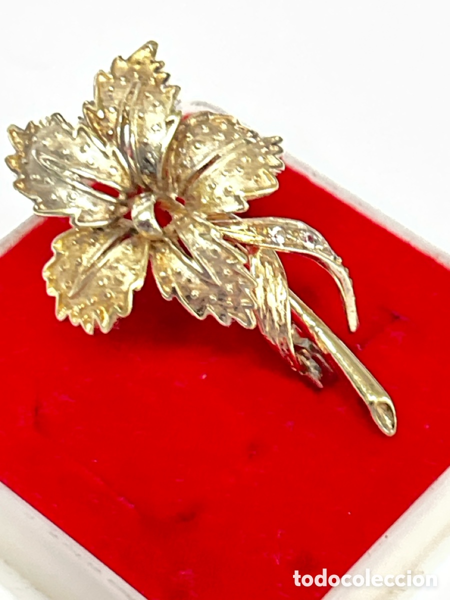 Joyeria: Boche de plata dorado B382 - Foto 6