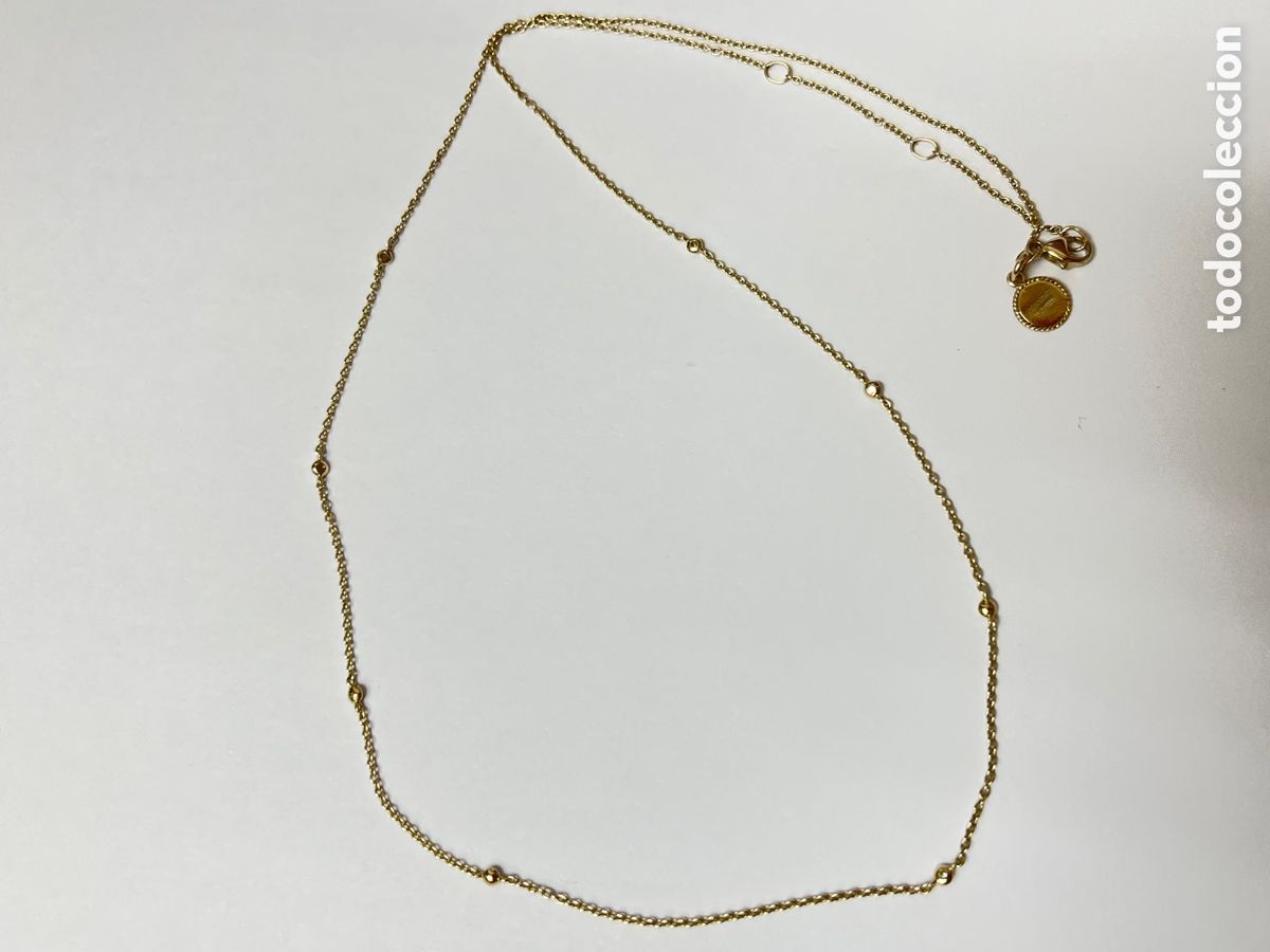 Joyeria: COLLAR DE PLATA CHAPADO DE ORO MARCA ARISTOCRAZY /CC442 - Foto 2