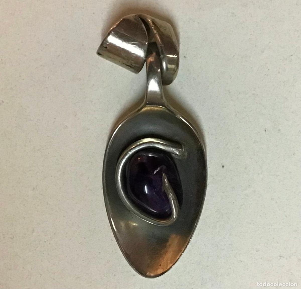 Joyeria: COLGANTE DE PLATA Y AMATISTA