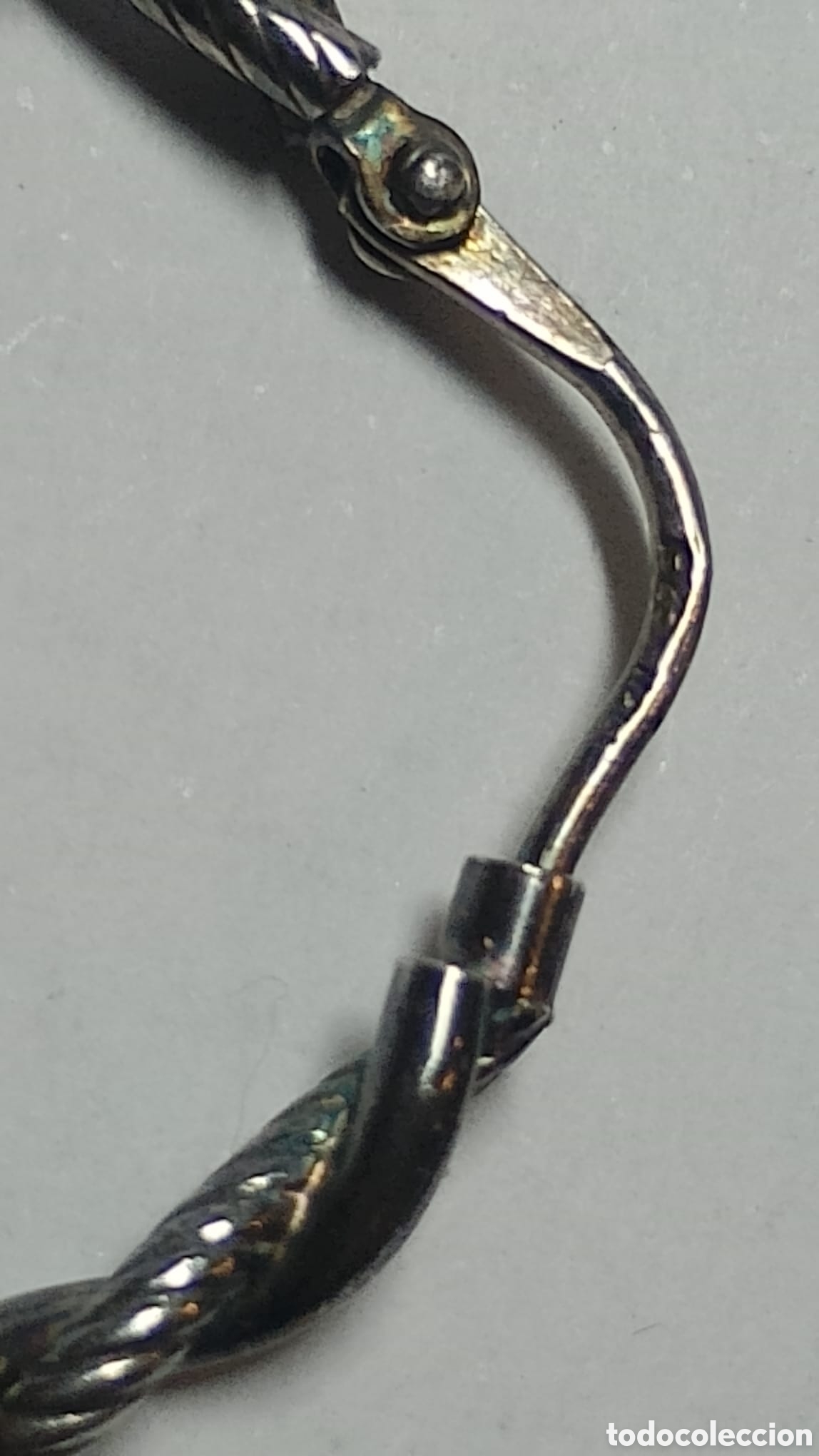 Joyeria: Pendientes plata aros trenzados - Foto 5