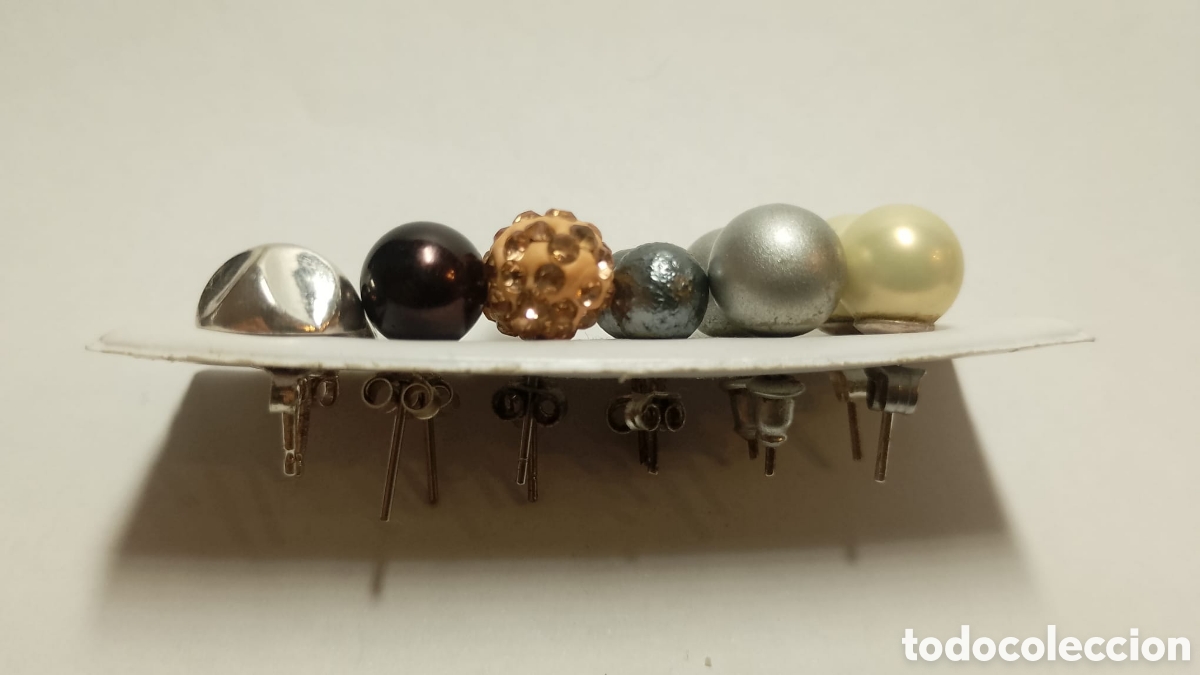 Joyeria: Lote pendientes 2 plata - Foto 2