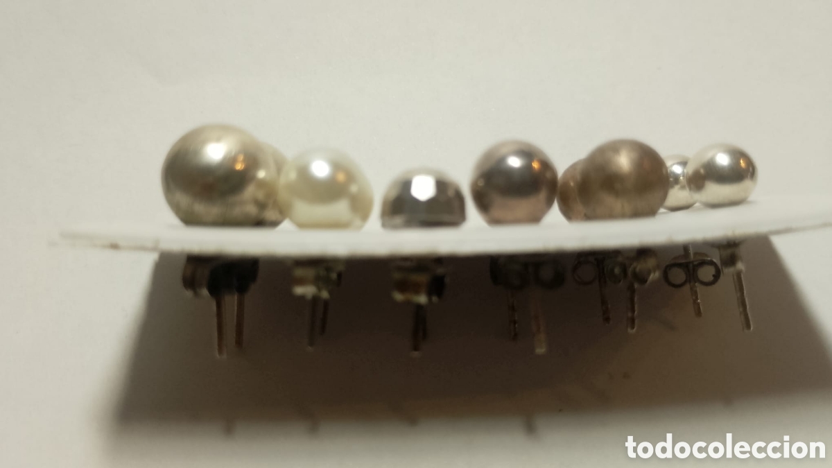 Joyeria: Pendientes de plata lote 3 bolas. - Foto 3