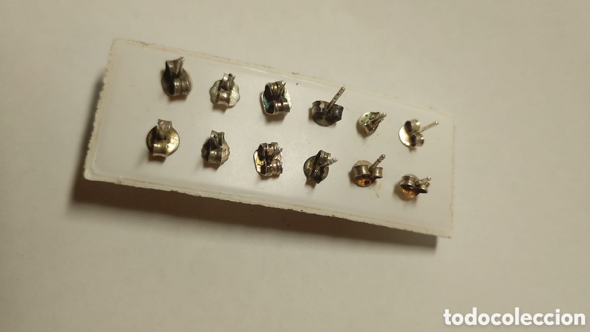 Joyeria: Pendientes de plata lote 3 bolas. - Foto 4