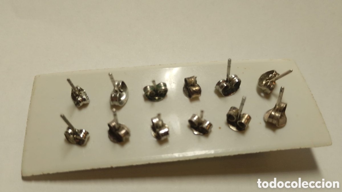 Joyeria: Pendientes plata lote 6 - Foto 2