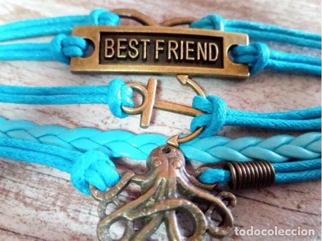 Gioielleria: Pulsera Azul amistad BEST FRIEND