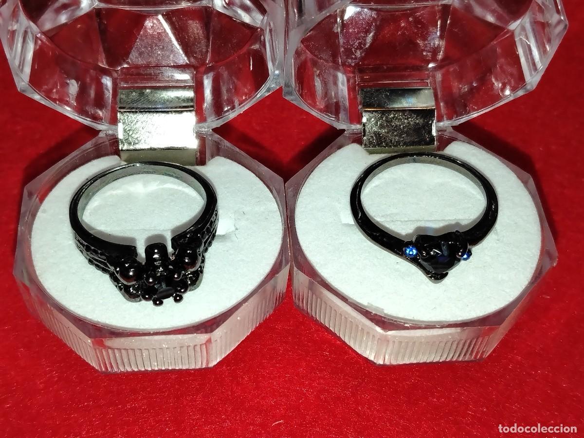 Joyeria: CONJUNTO DE 2 ANILLOS PRECIOSOS ,TITANEO Y CIRCONITA,DISE&Ntilde;OS EXCLUSIVOS- N&ordm; 17 Y 17 VINTAGE