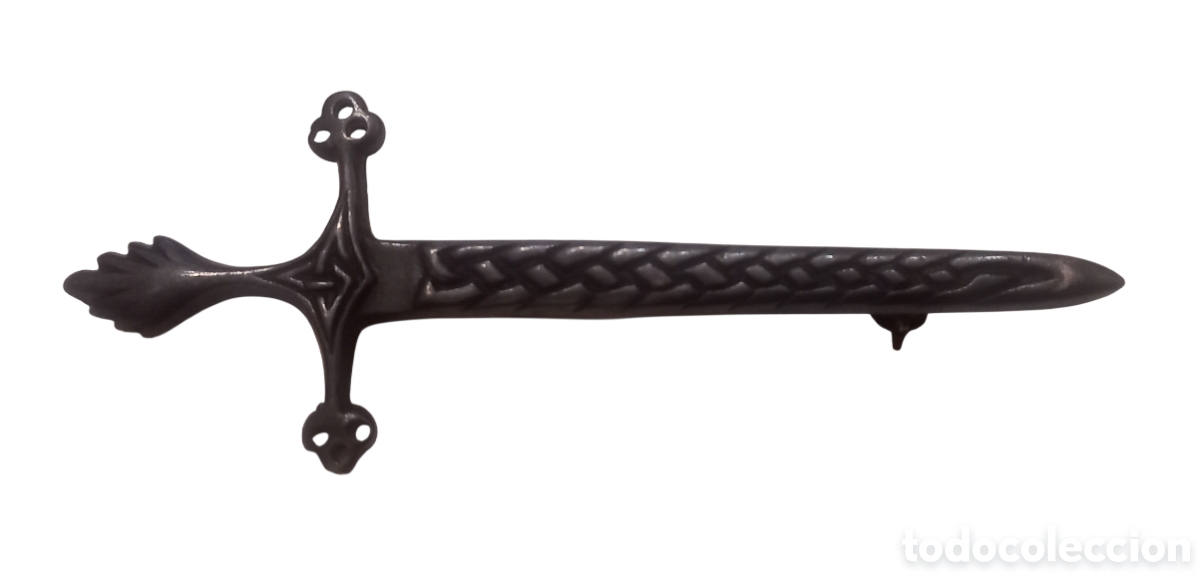 Joyeria: Antiguo broche de Plata de Ley espada origen Escocia
