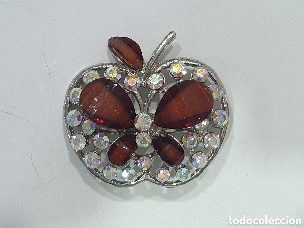Joyeria: Broche con forma de manzana. (L127) - Foto 1