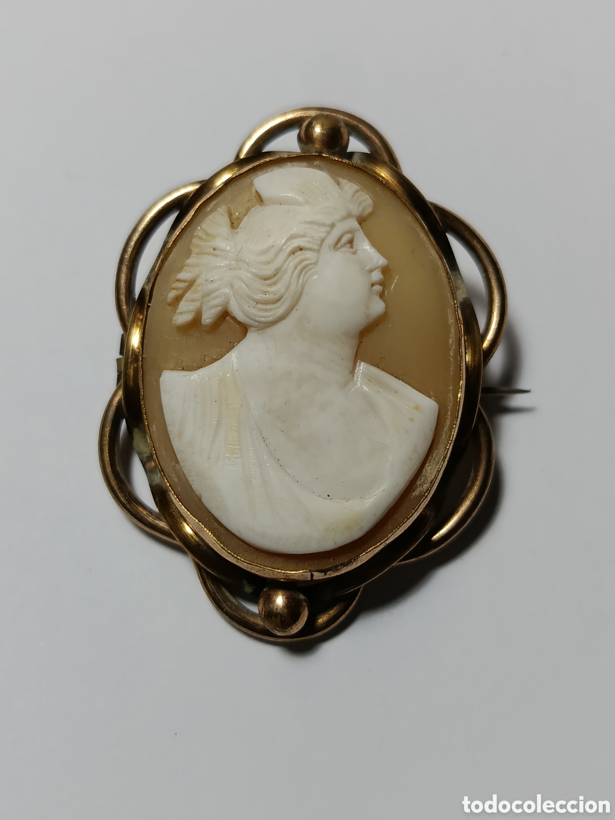 Joyeria: Antiguo Broche camafeo