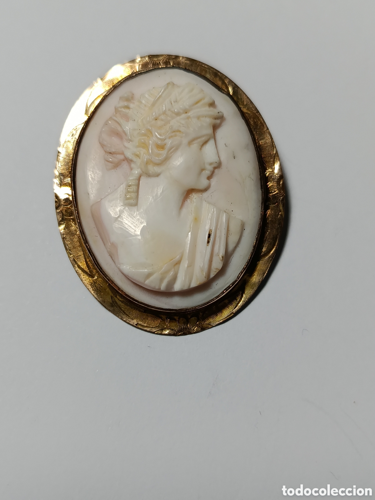 Joyeria: Antiguo Broche camafeo.