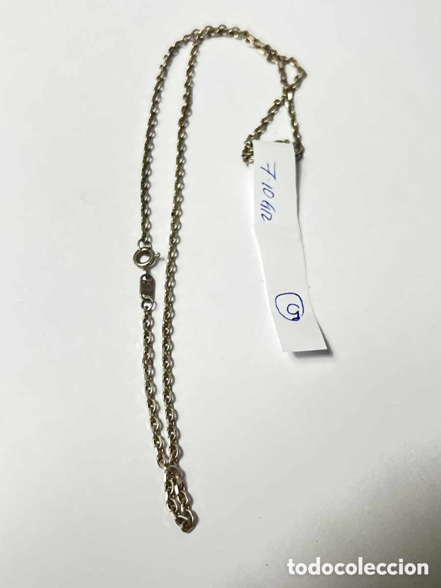 Joyeria: Cadena de plata tipo forzada - Medida 50cm /CA460-5 - Foto 3