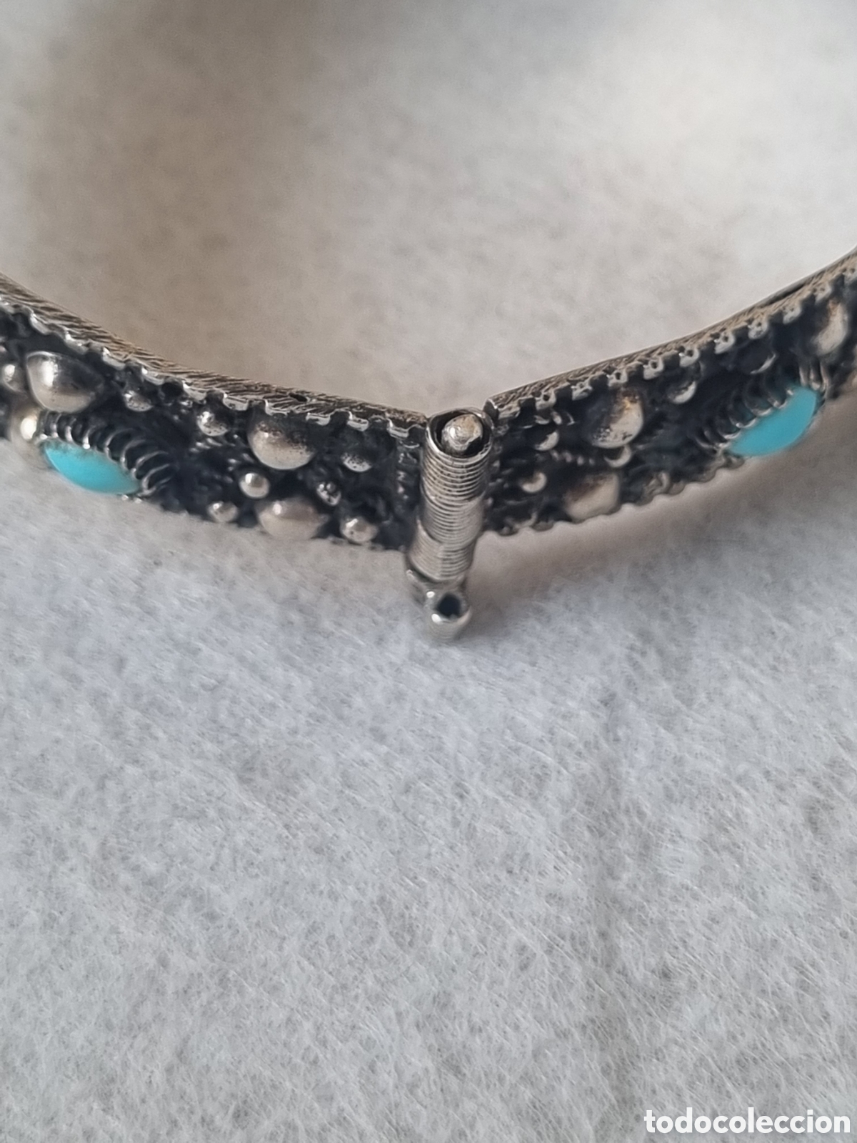Joyeria: Brazalete con fligrana plata y turquesa - Foto 8