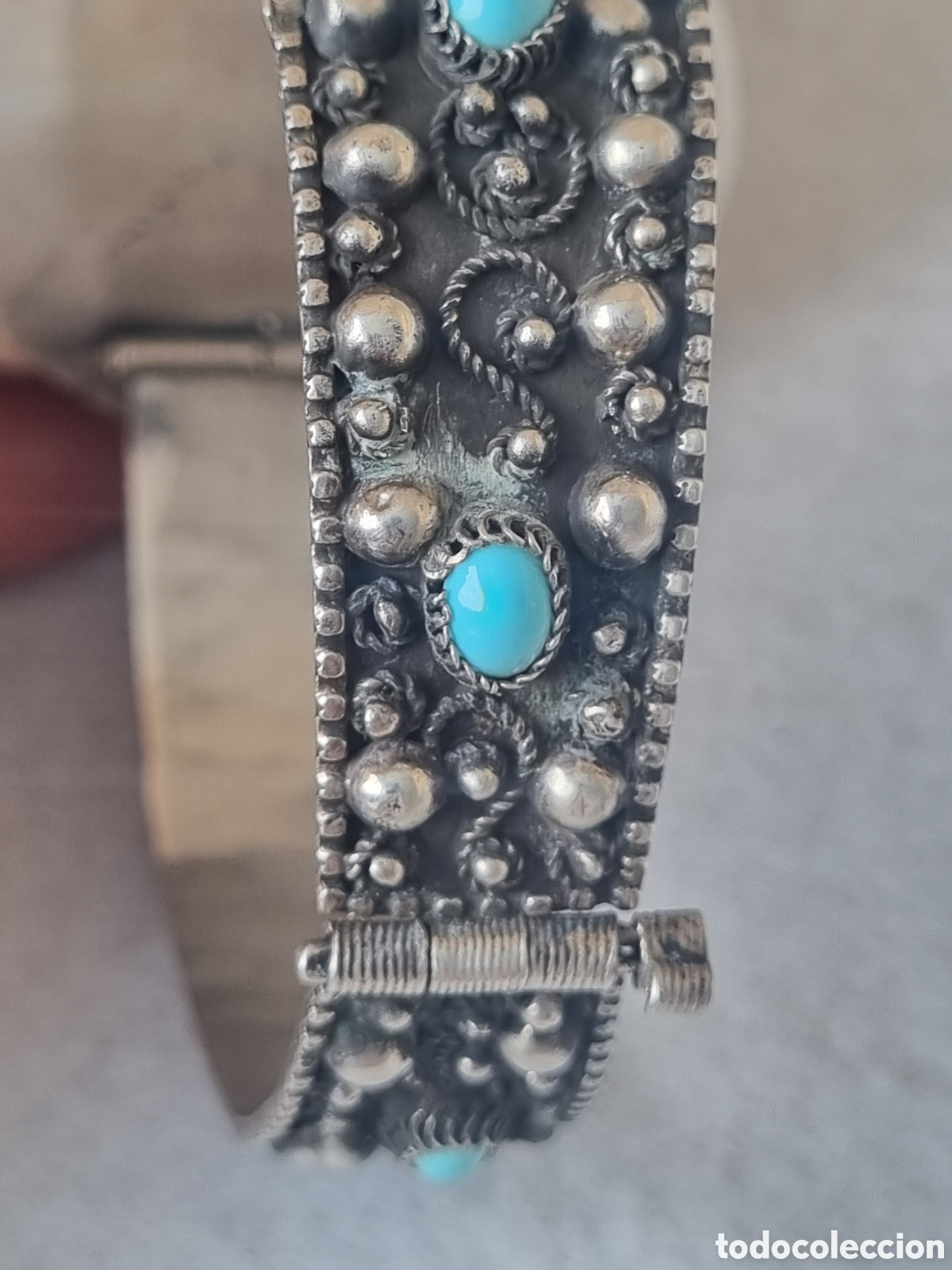 Joyeria: Brazalete con fligrana plata y turquesa - Foto 10