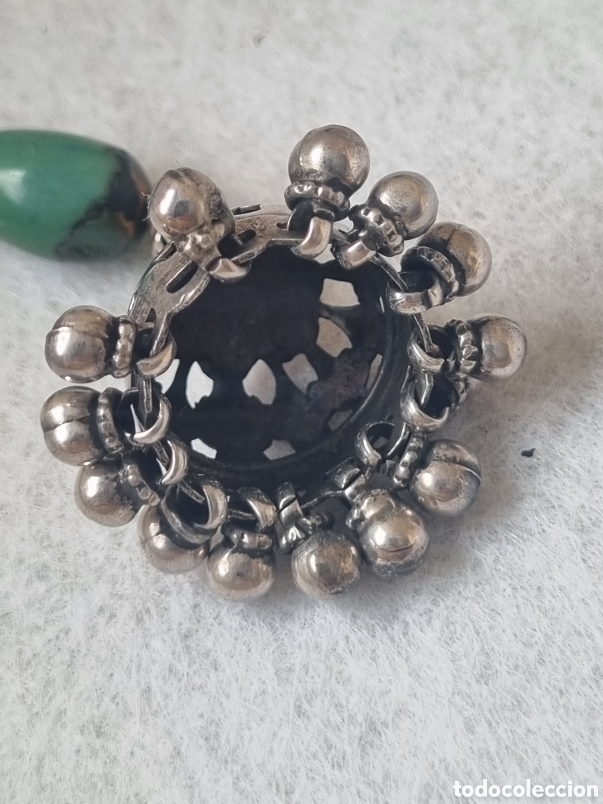Joyeria: Pendientes tibetano plata turquesa J - Foto 2