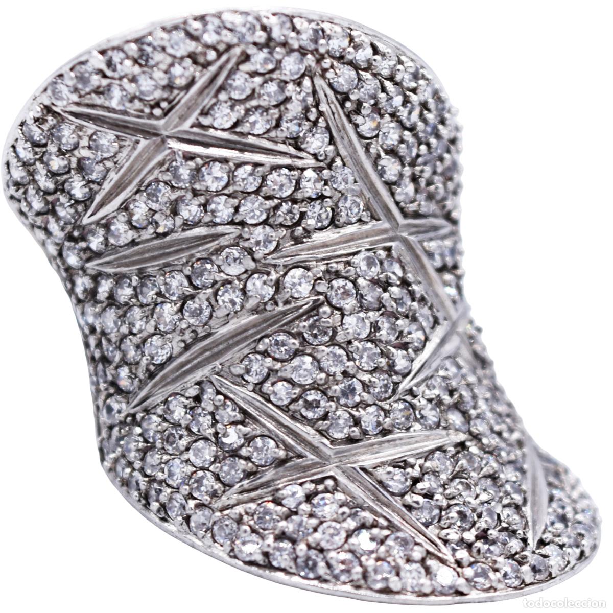 Joalharia: Anillo plata ley con circonitas