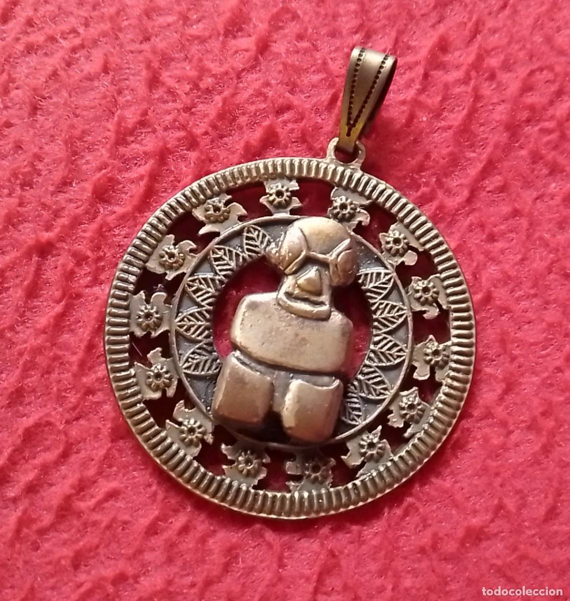 Joalharia: COLGANTE PIEZA AMULETO DE BISUTER&Iacute;A JOYER&Iacute;A O SIMIL FIGURA DIOS PRECOLOMBINO ? DEIDAD PRECOLOMBINA ?