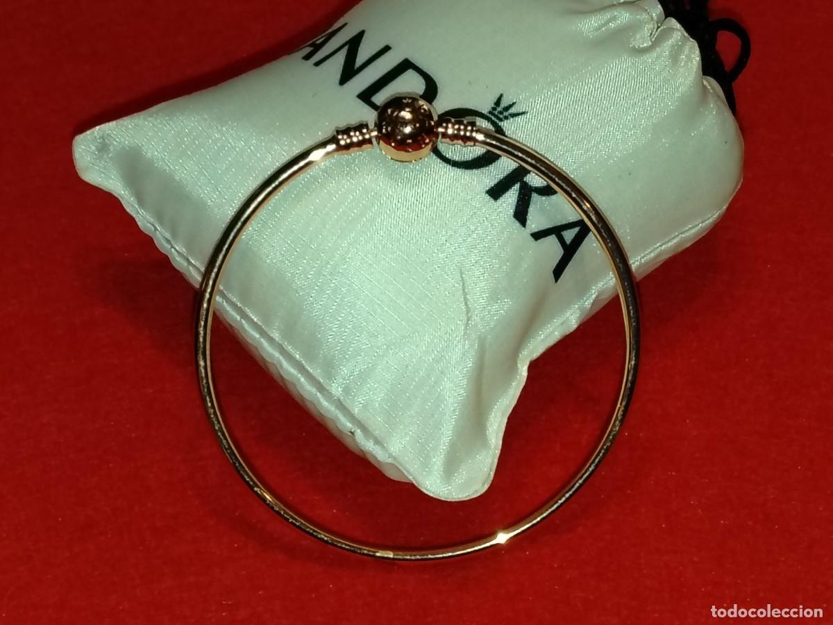 Joalharia: PULSERA PANDORA SACADA DE CAT&Aacute;LOGO CLAS&Iacute;CA CHAPADA EN ORO (22 cm)