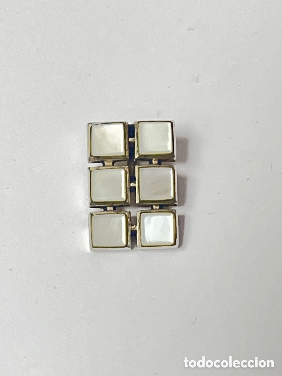 Jewelry: Colgante de plata y n&aacute;car /C318