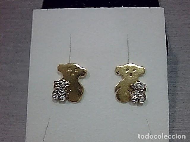 Joyeria: pendientes Tous oro y diamantes