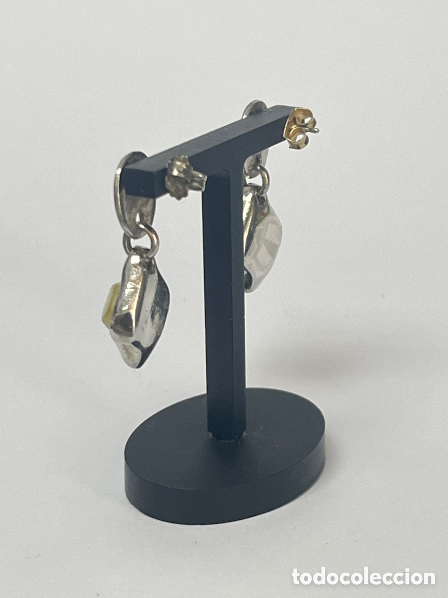 Joyeria: Pendientes plateados /P313 - Foto 2
