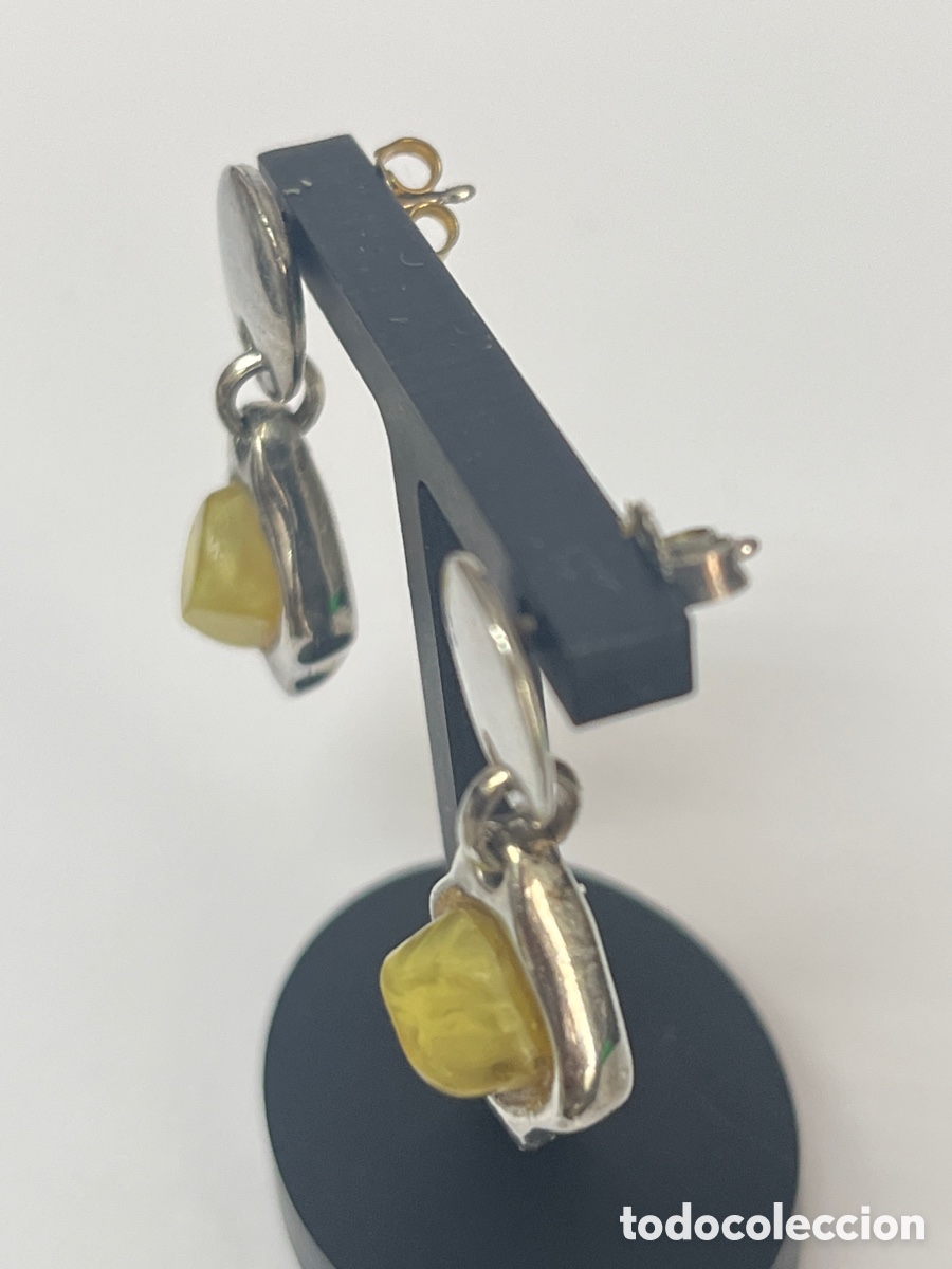 Joyeria: Pendientes plateados /P313 - Foto 3