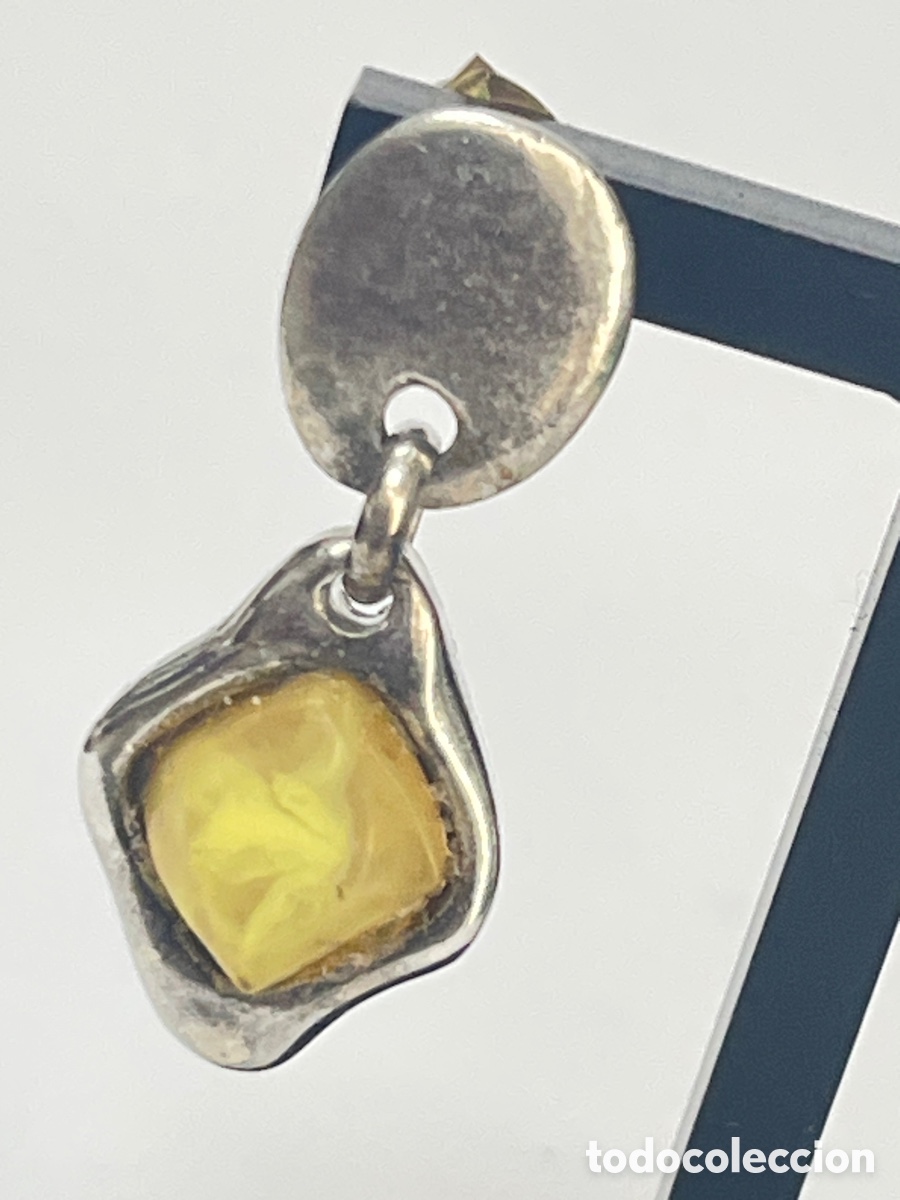 Joyeria: Pendientes plateados /P313 - Foto 4