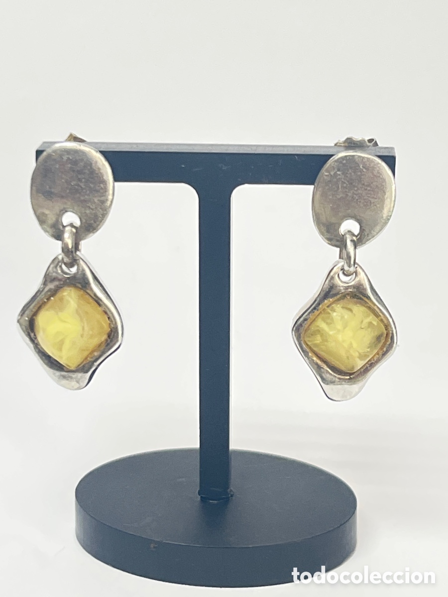 Joyeria: Pendientes plateados /P313