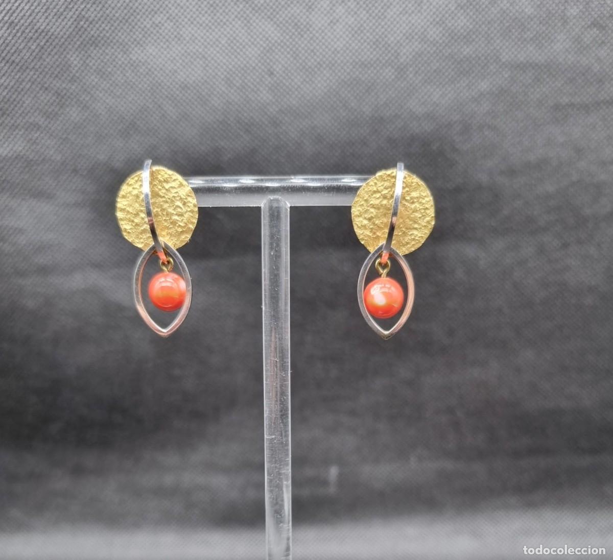 Joyeria: Pendientes de oro y coral - Foto 3