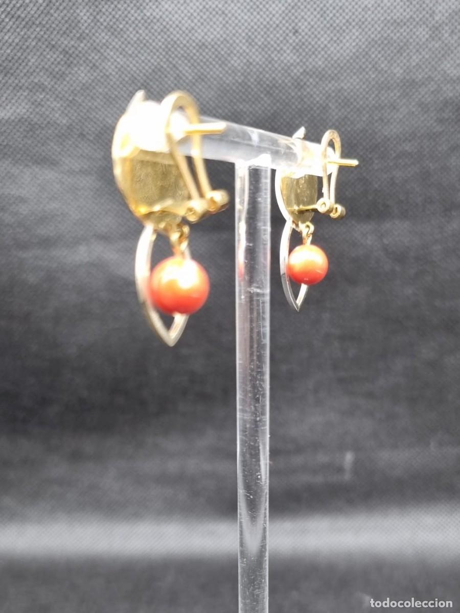 Joyeria: Pendientes de oro y coral - Foto 6