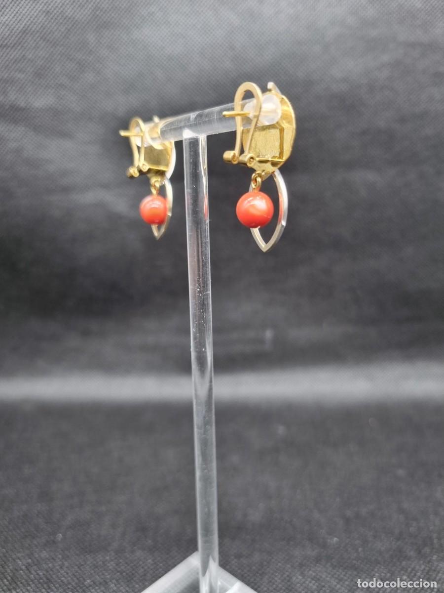 Joyeria: Pendientes de oro y coral - Foto 8