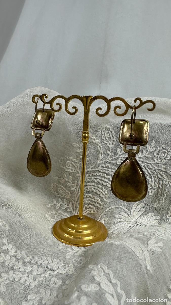 Joyeria: Pendientes de almendra. Piedra roja - Foto 7