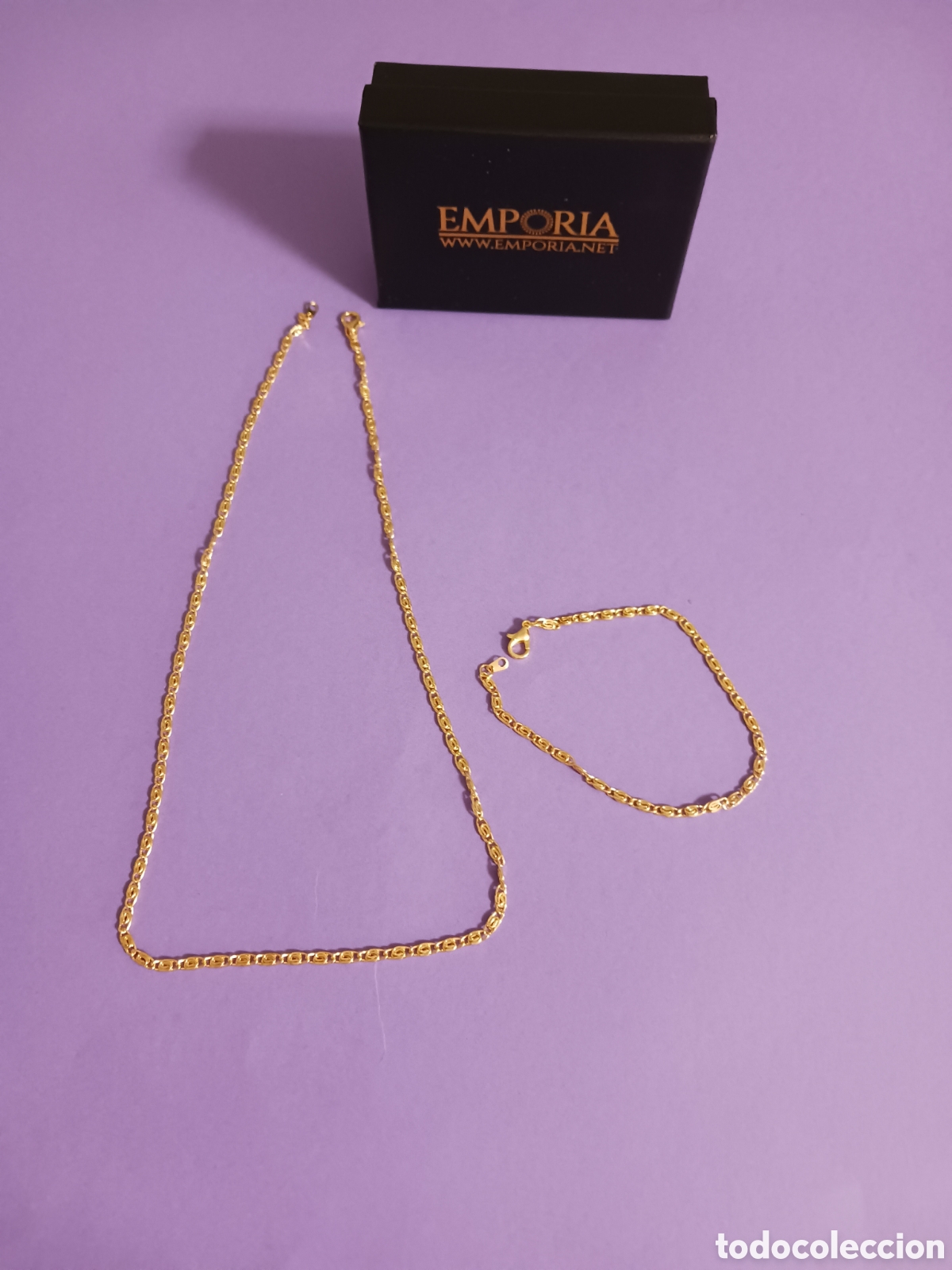 Jewelry: Conjunto de collar y pulsera. EMPORIA.