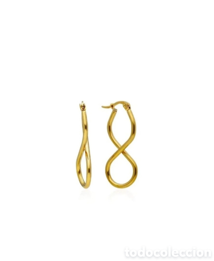 Joyeria: Pendientes aro espiral acero 316L - Foto 2