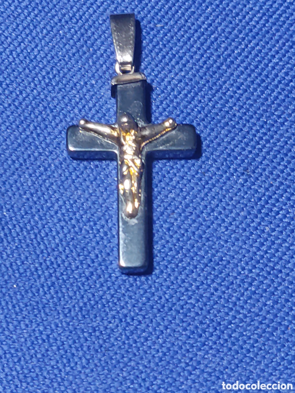 Joyeria: Colgante Cruz de Hematita.
