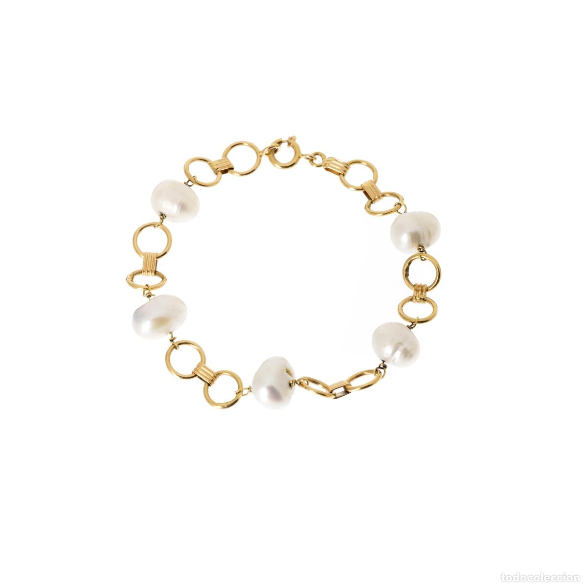 Joyeria: PULSERA DE ORO Y PERLAS - Foto 1