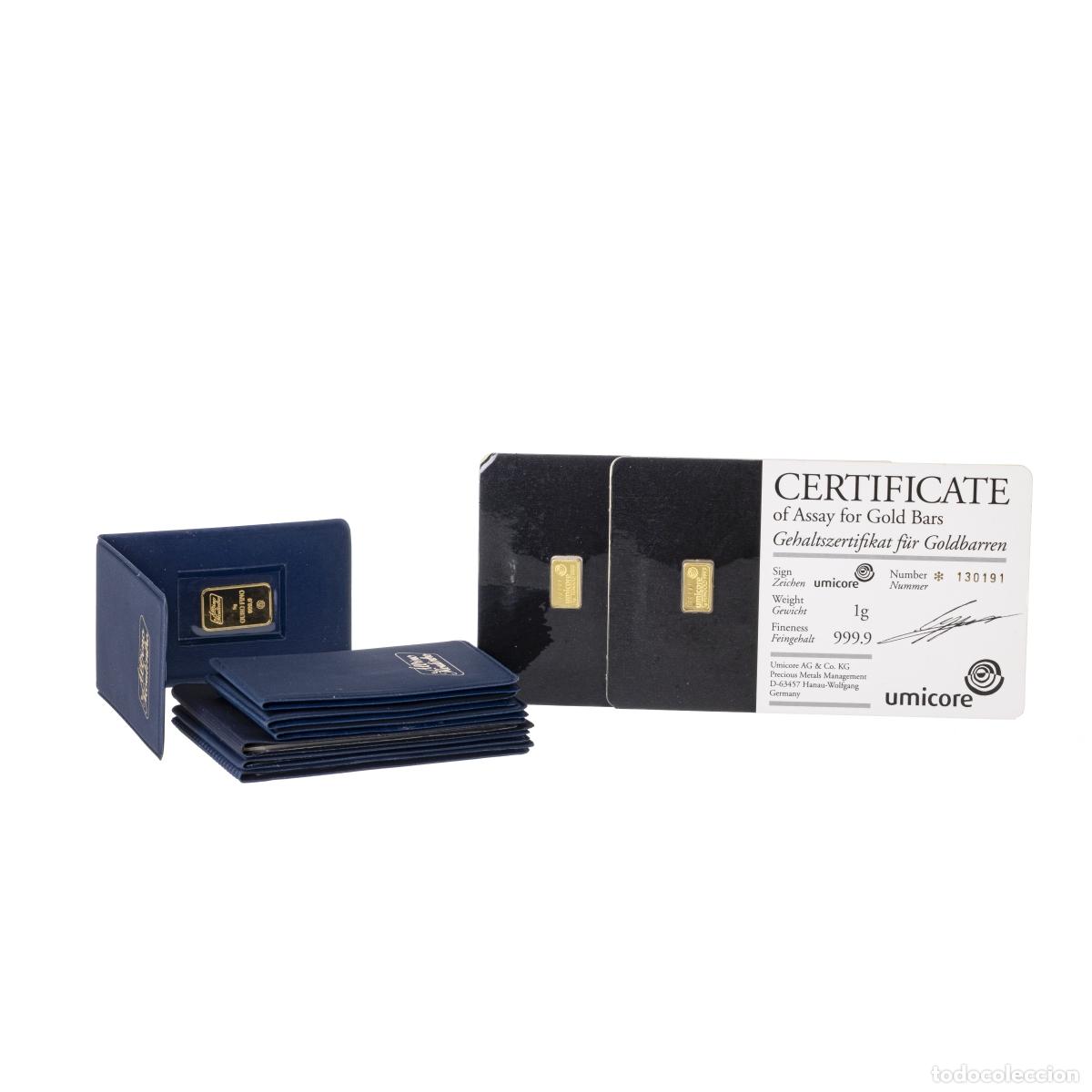 Joyeria: NUEVE LINGOTES DE ORO - Foto 1