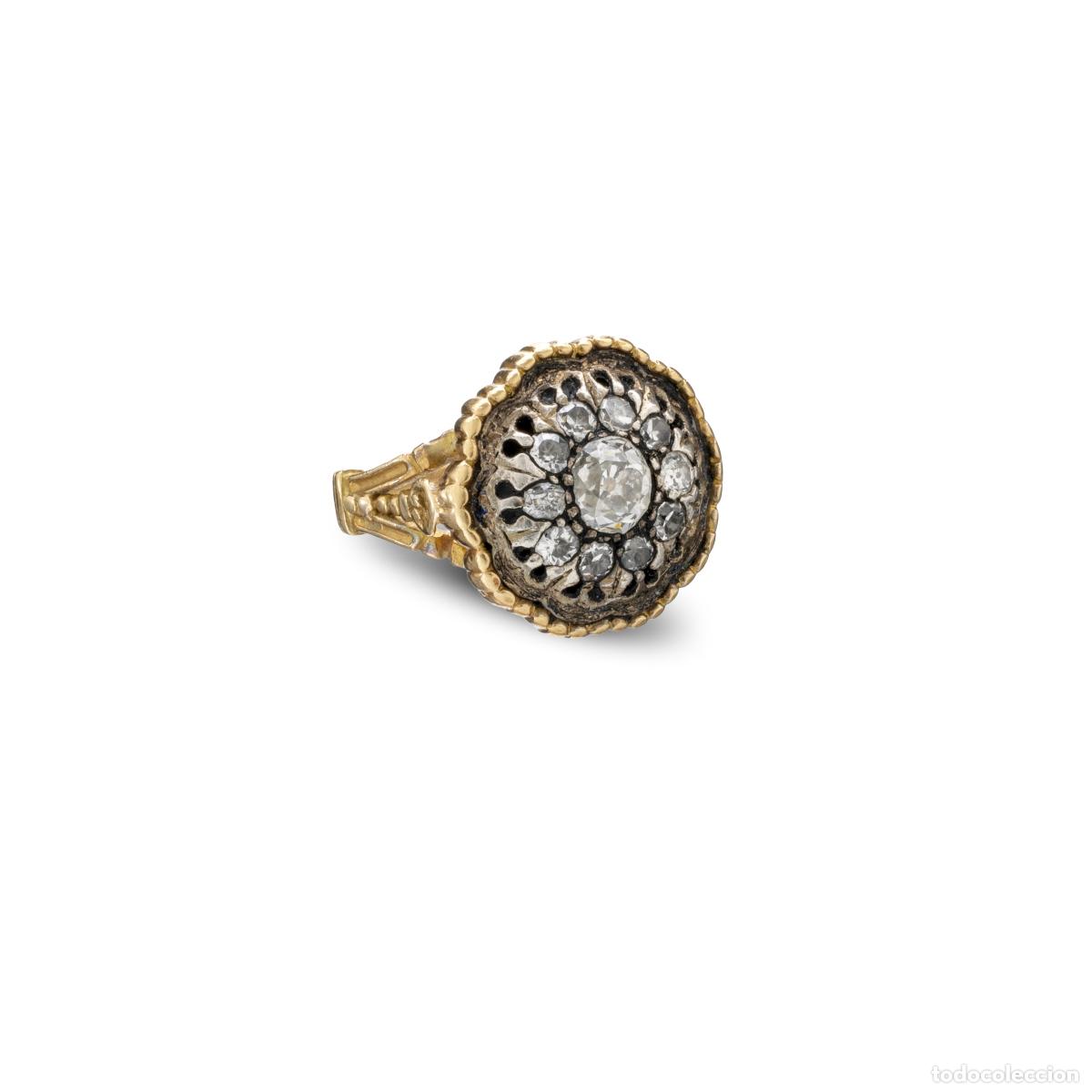 Joyeria: ANILLO DE PLATA Y ORO CON DIAMANTES - Foto 1