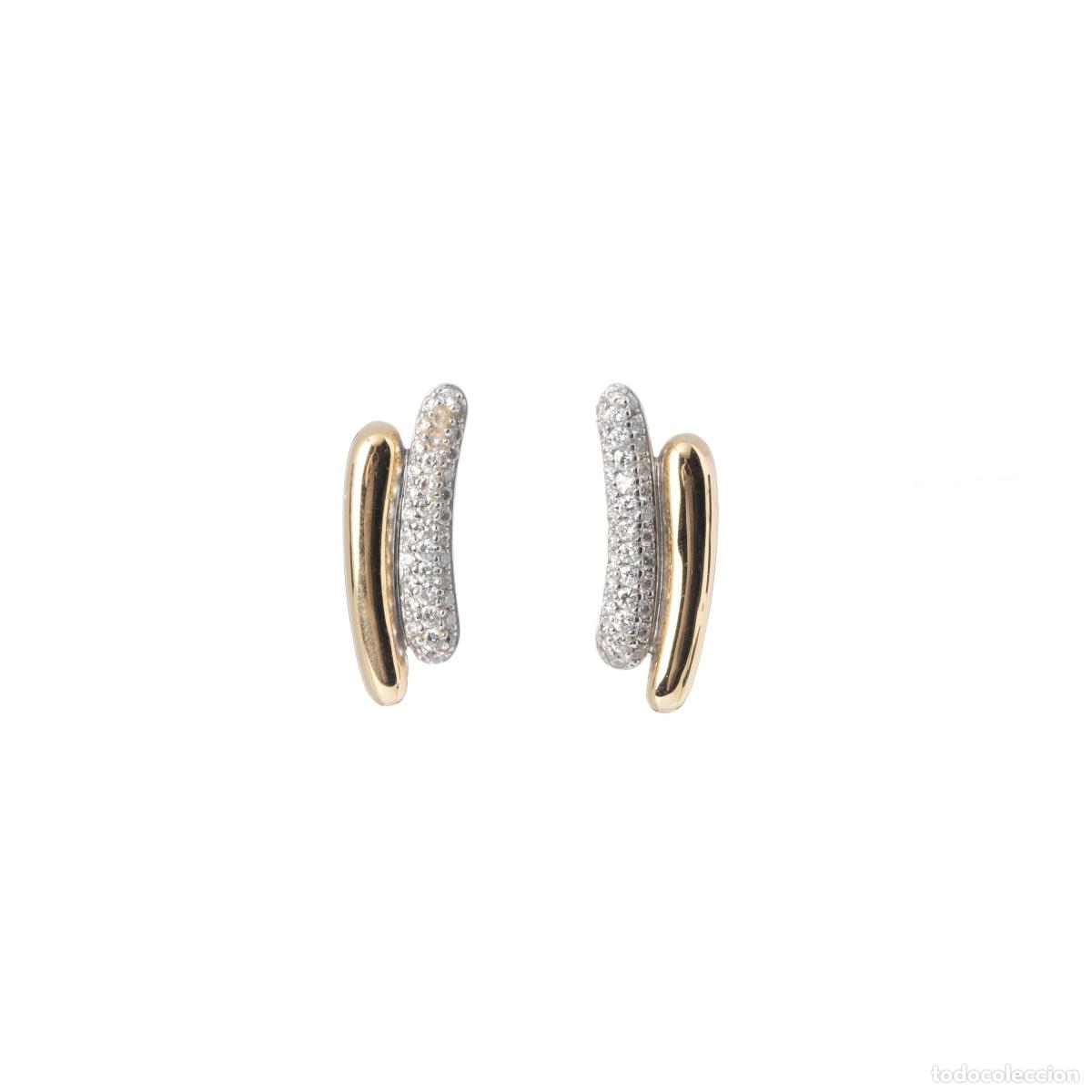 Joyeria: Pendientes de oro y diamantes, Eugenio Campos. - Foto 1