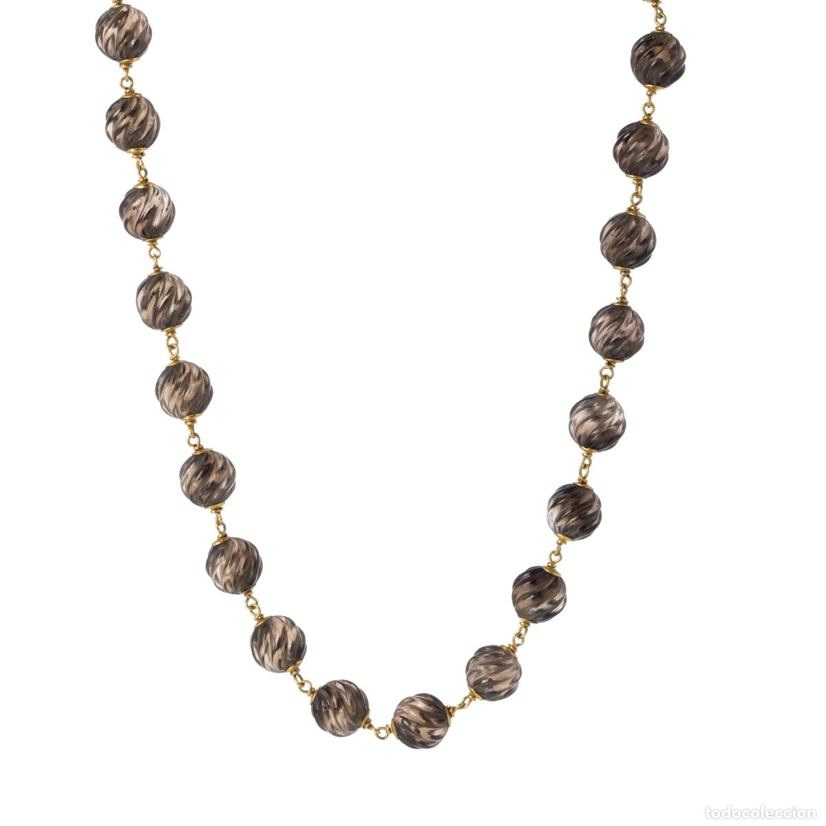 Joyeria: Collar de cuentas de oro - Foto 1