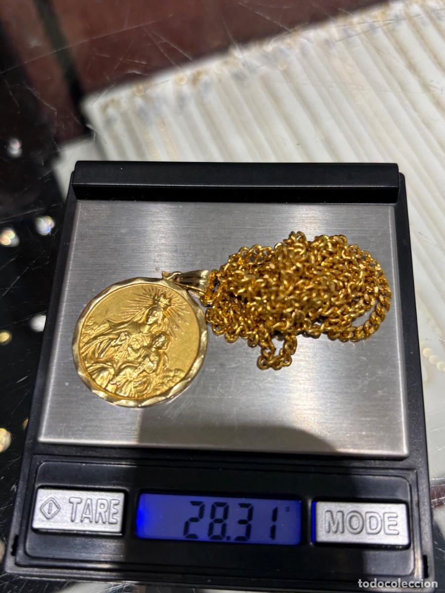 Joyeria: Oro 18 kilates cadena y medalla